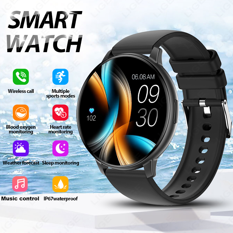 Watches Ladies Smartwatch - LIGE Nowy Smartwatch z Funkcją Rozmów