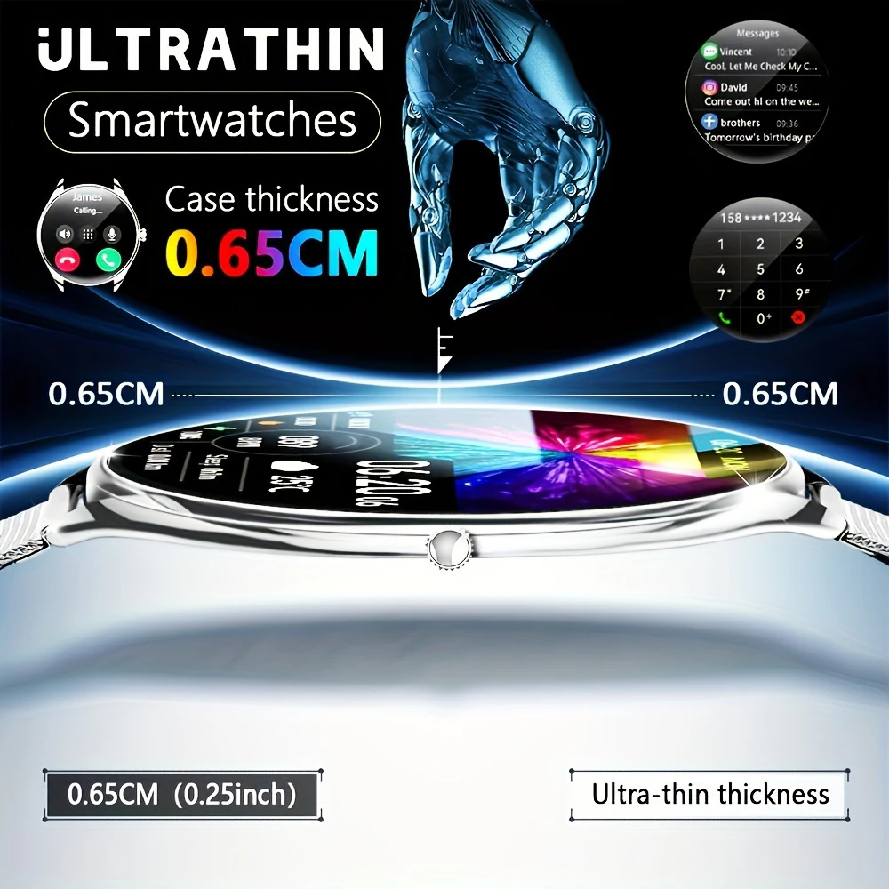 Watches Ladies Smartwatch - 2026 Nowy Ultracienki Smartwatch Męski z