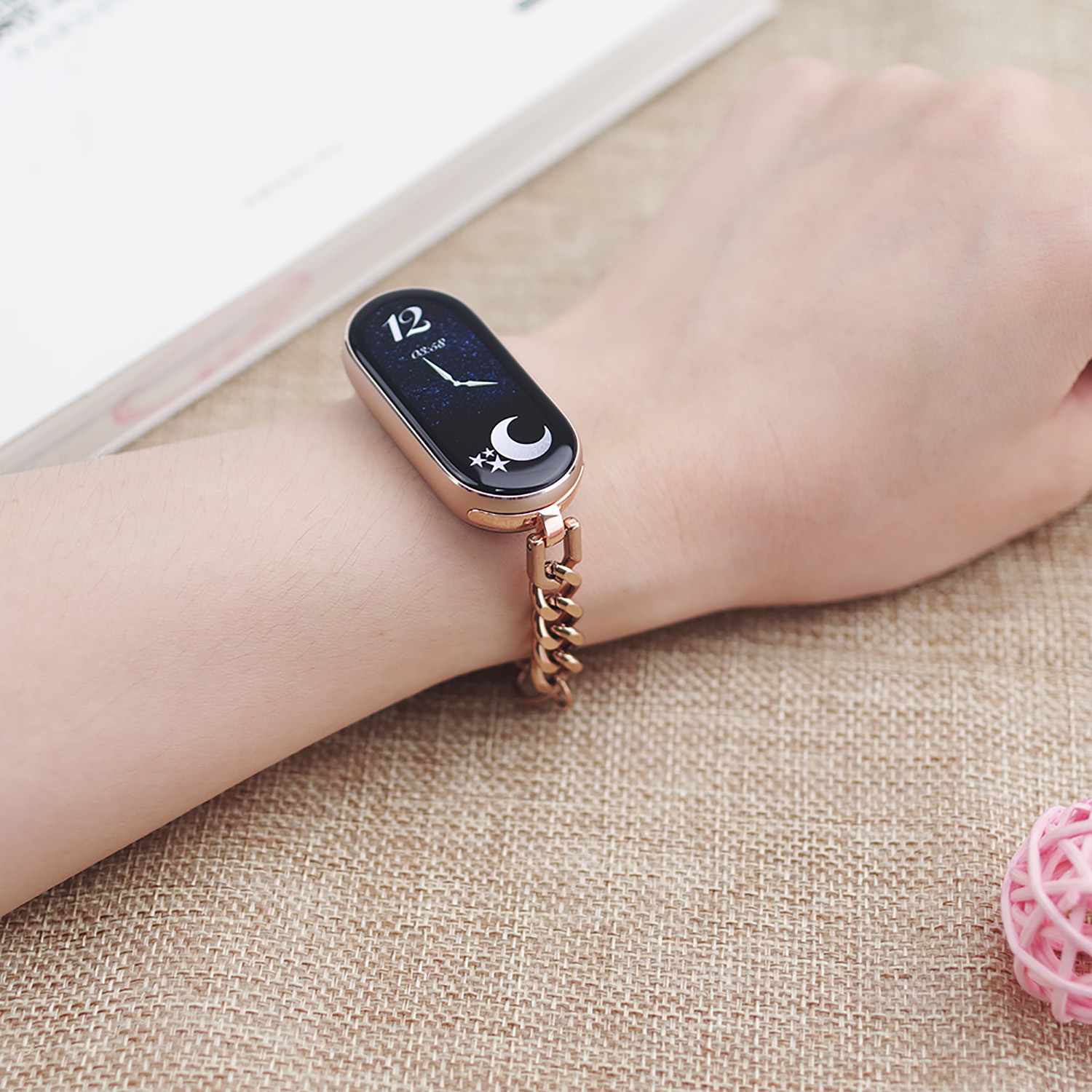Watches Ladies Smartwatch - Pasek łańcuszkowy do Mi Band 11