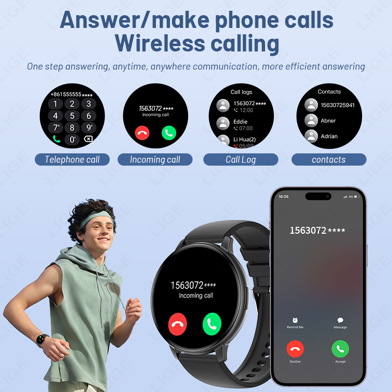 LIGE Nowy Smartwatch z Funkcją – Watches Ladies Smartwatch recenzja i cena