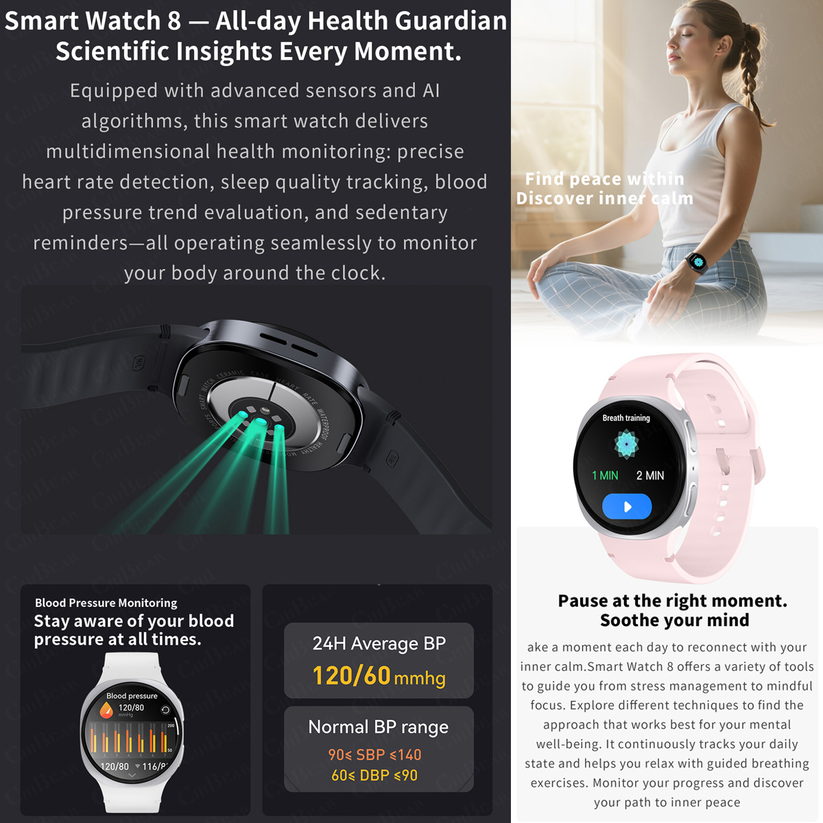 Nowe smartwatche 2026 8 Mini G – Smartwatch Watches For Women With Gps recenzja i cena