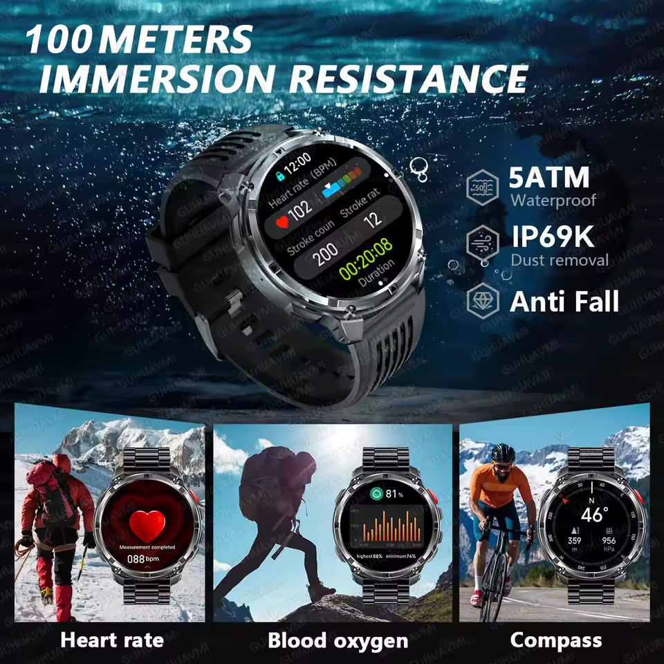 Smartwatch T-REX 3 Military dl – Altimeter Compass Watch recenzja i cena