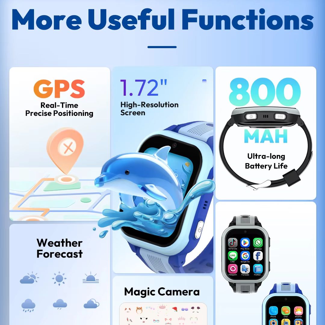 Wonlex 4G Smartwatch dla dziec – Smartwatch Watches For Kids With Gps recenzja i cena