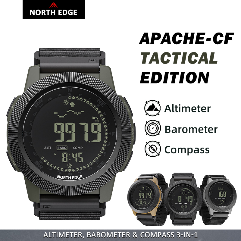 NORTH EDGE APACHE-CF – męski z – Altimeter Compass Watch recenzja i cena