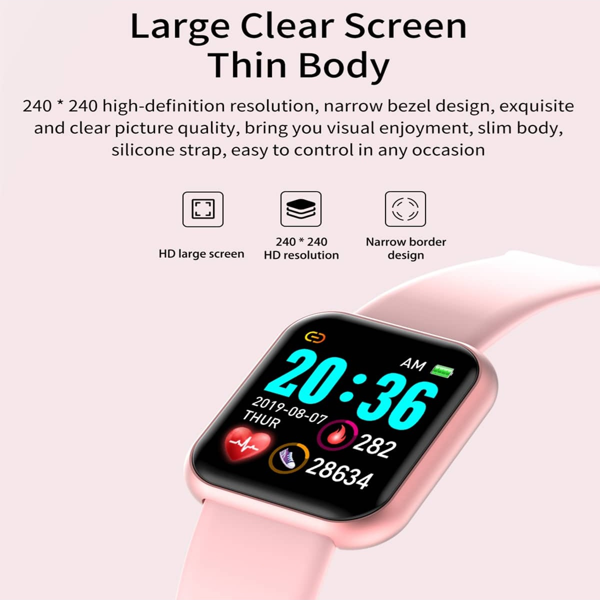Inteligentny zegarek wiadomość – Smartwatch Watches For Girls recenzja i cena