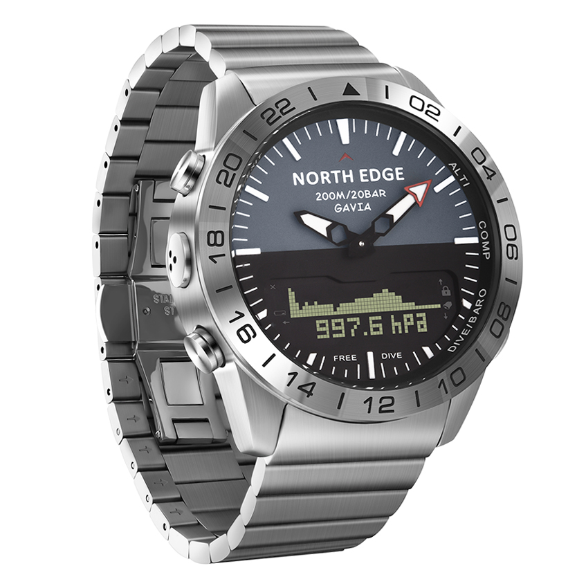 Mannen duiken Sport Digitaal h – Altimeter Compass Watch recenzja i cena