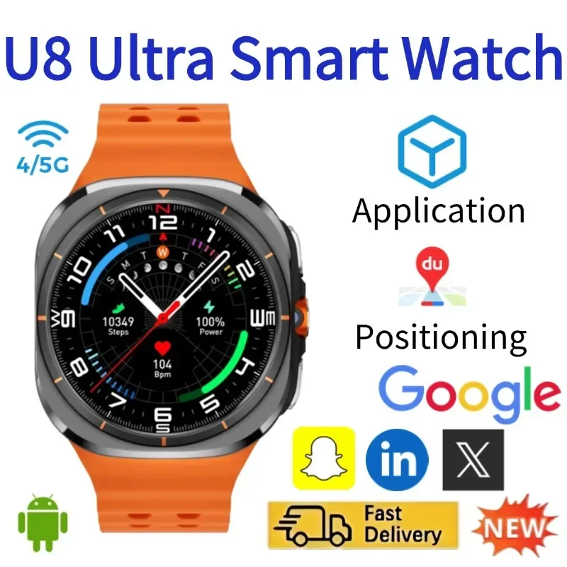 Inteligentny zegarek U8, 4G, 5 – Smartwatch Watches For Women With Gps recenzja i cena