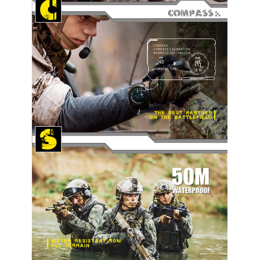 NORTH EDGE zegarki dla mężczyz – Altimeter Compass Watch recenzja i cena