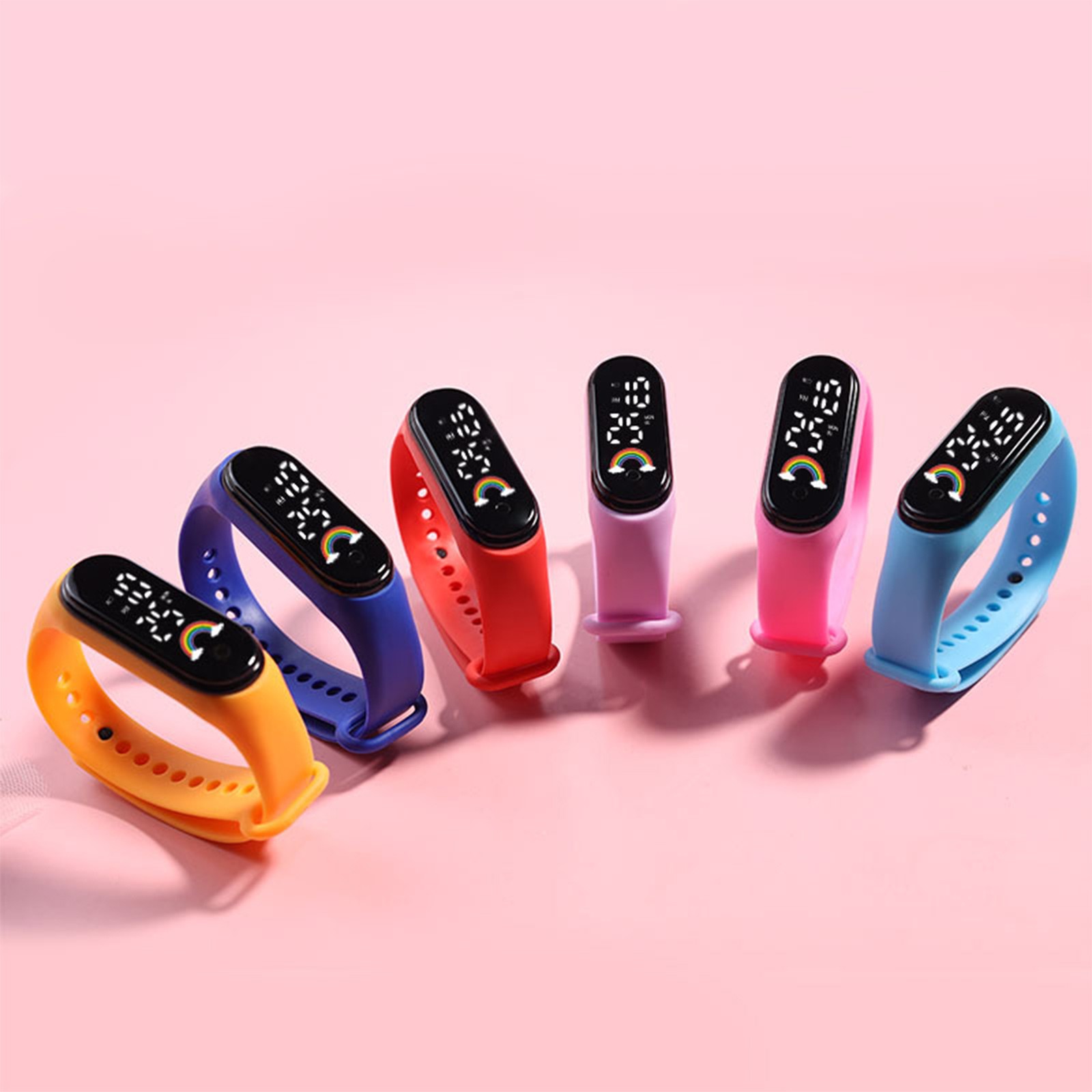 Wielokolorowy inteligentny zeg – Smartwatch Digital Watches For Kid Girl recenzja i cena
