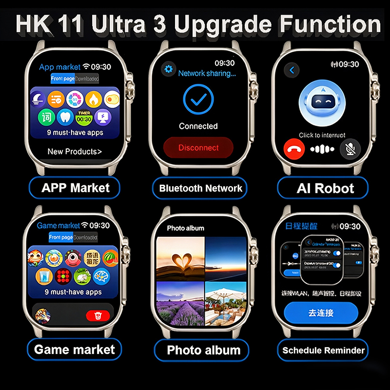 Nowe zegarki męskie HK11 ULTRA – Smartwatch Watches For Women With Gps recenzja i cena